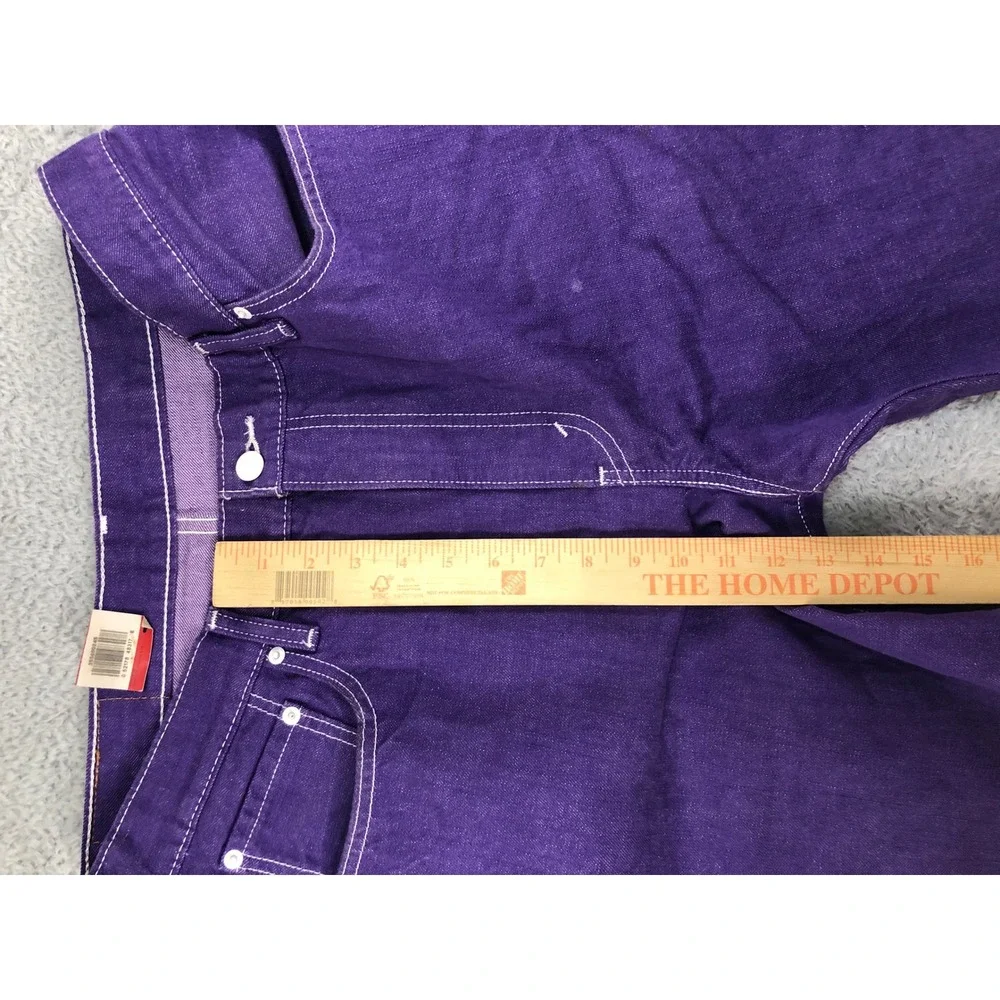 Levi's 569 Shorts Men Size 34 Purple NWT Loose Straight Denim